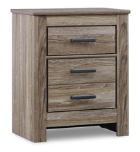 Load image into Gallery viewer, Zelen King/California King Panel Headboard with Mirrored Dresser, Chest and 2 Nightstands
