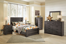 Load image into Gallery viewer, Brinxton Full Panel Bed with Mirrored Dresser
