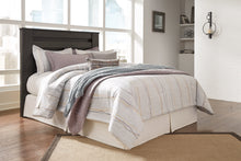 Load image into Gallery viewer, Brinxton Queen/Full Panel Headboard with Mirrored Dresser and 2 Nightstands

