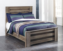 Load image into Gallery viewer, Zelen Full Panel Bed with Mirrored Dresser
