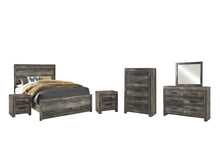 Load image into Gallery viewer, Wynnlow Queen Panel Bed with Mirrored Dresser, Chest and 2 Nightstands
