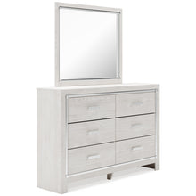 Load image into Gallery viewer, Altyra King Panel Headboard with Mirrored Dresser and Chest
