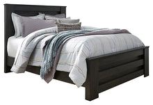 Load image into Gallery viewer, Brinxton Queen Panel Bed with Mirrored Dresser and Nightstand
