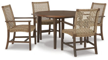 Load image into Gallery viewer, Germalia Outdoor Dining Table and 4 Chairs
