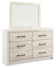 Load image into Gallery viewer, Cambeck Queen Panel Bed with Mirrored Dresser and Nightstand

