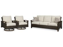 Load image into Gallery viewer, Paradise Trail Outdoor Sofa with 2 Lounge Chairs
