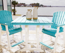 Load image into Gallery viewer, Eisely Outdoor Counter Height Dining Table and 2 Barstools
