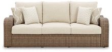 Load image into Gallery viewer, Sandy Bloom Sofa with Cushion
