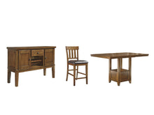 Load image into Gallery viewer, Ralene Counter Height Dining Table and 6 Barstools with Storage
