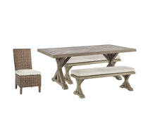 Load image into Gallery viewer, Beachcroft Outdoor Dining Table and 4 Chairs and Bench
