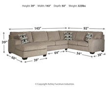 Load image into Gallery viewer, Ballinasloe 3-Piece Sectional with Ottoman
