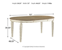 Load image into Gallery viewer, Realyn Dining Table and 4 Chairs
