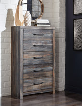 Load image into Gallery viewer, Drystan King Panel Bed with 2 Storage Drawers with Mirrored Dresser and Chest
