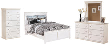 Load image into Gallery viewer, Bostwick Shoals Queen Panel Bed with Mirrored Dresser and Chest
