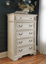 Load image into Gallery viewer, Realyn Queen Sleigh Bed with Mirrored Dresser and 2 Nightstands
