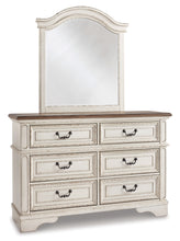 Load image into Gallery viewer, Realyn Full Panel Bed with Mirrored Dresser and 2 Nightstands
