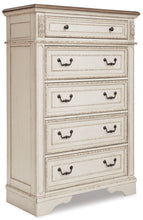 Load image into Gallery viewer, Realyn California King Sleigh Bed with Mirrored Dresser and Chest
