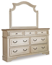 Load image into Gallery viewer, Realyn King Sleigh Bed with Mirrored Dresser and Chest

