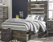 Load image into Gallery viewer, Drystan Twin Panel Headboard with Dresser
