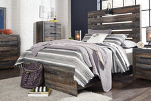 Load image into Gallery viewer, Drystan Full Panel Bed with Mirrored Dresser
