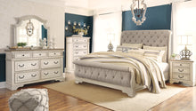 Load image into Gallery viewer, Realyn California King Sleigh Bed with Mirrored Dresser, Chest and 2 Nightstands
