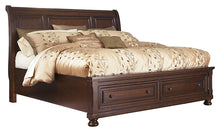 Load image into Gallery viewer, Porter Queen Sleigh Bed with Mirrored Dresser and Chest
