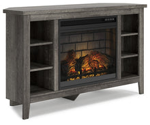 Load image into Gallery viewer, Arlenbry Corner TV Stand with Electric Fireplace
