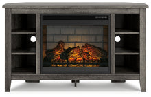 Load image into Gallery viewer, Arlenbry Corner TV Stand with Electric Fireplace
