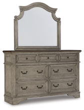 Load image into Gallery viewer, Lodenbay California King Panel Bed with Mirrored Dresser and 2 Nightstands
