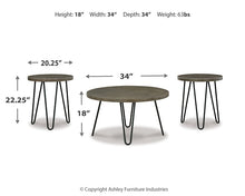 Load image into Gallery viewer, Hadasky Occasional Table Set (3/CN)
