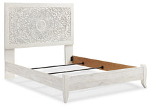 Load image into Gallery viewer, Paxberry Queen Panel Bed with Mirrored Dresser
