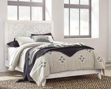 Load image into Gallery viewer, Paxberry Queen Panel Bed with Mirrored Dresser
