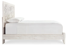Load image into Gallery viewer, Paxberry Queen Panel Bed with Mirrored Dresser
