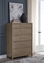 Load image into Gallery viewer, Chrestner King Panel Bed with Mirrored Dresser and Chest
