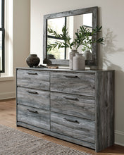 Load image into Gallery viewer, Baystorm King Panel Bed with 2 Storage Drawers with Mirrored Dresser, and Nightstand

