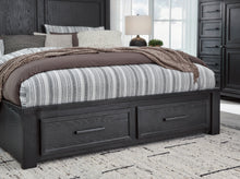 Load image into Gallery viewer, Foyland King Panel Storage Bed with Mirrored Dresser and Chest
