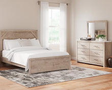 Load image into Gallery viewer, Senniberg Queen Panel Bed with Mirrored Dresser
