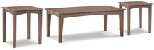 Load image into Gallery viewer, Emmeline Outdoor Coffee Table with 2 End Tables

