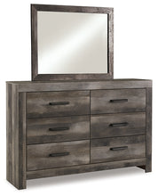 Load image into Gallery viewer, Wynnlow Queen Panel Bed with Mirrored Dresser and Nightstand

