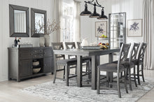Load image into Gallery viewer, Myshanna Counter Height Dining Table and 6 Barstools with Storage
