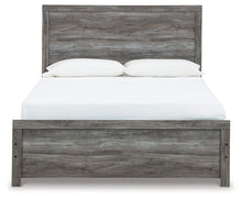 Load image into Gallery viewer, Bronyan Queen Panel Bed with Mirrored Dresser and 2 Nightstands
