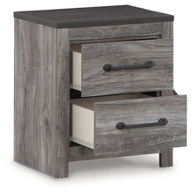 Load image into Gallery viewer, Bronyan Queen Panel Bed with Mirrored Dresser and 2 Nightstands
