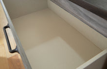 Load image into Gallery viewer, Bronyan Queen Panel Bed with Mirrored Dresser and 2 Nightstands
