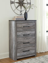 Load image into Gallery viewer, Bronyan Queen Panel Bed with Mirrored Dresser and 2 Nightstands
