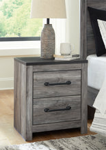 Load image into Gallery viewer, Bronyan Queen Panel Bed with Mirrored Dresser and 2 Nightstands

