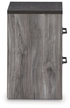 Load image into Gallery viewer, Bronyan Queen Panel Bed with Mirrored Dresser and 2 Nightstands

