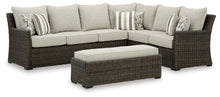 Load image into Gallery viewer, Brook Ranch Sofa SEC/Bench w/CUSH (3/CN)
