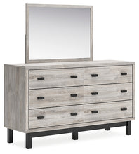 Load image into Gallery viewer, Vessalli King Panel Bed with Mirrored Dresser, Chest and 2 Nightstands
