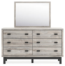 Load image into Gallery viewer, Vessalli King Panel Bed with Mirrored Dresser, Chest and 2 Nightstands
