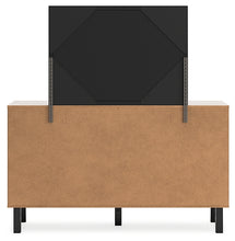 Load image into Gallery viewer, Vessalli King Panel Bed with Mirrored Dresser, Chest and 2 Nightstands
